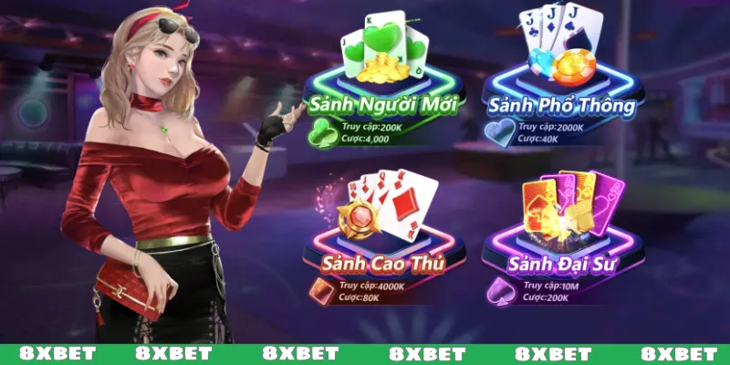 Game bài 8XBET - Giao diện tối ưu, chơi cực đã