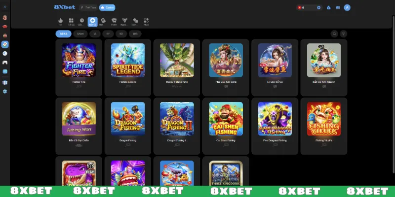 Game bắn cá 8XBET, chinh phục cực kỳ lôi cuốn